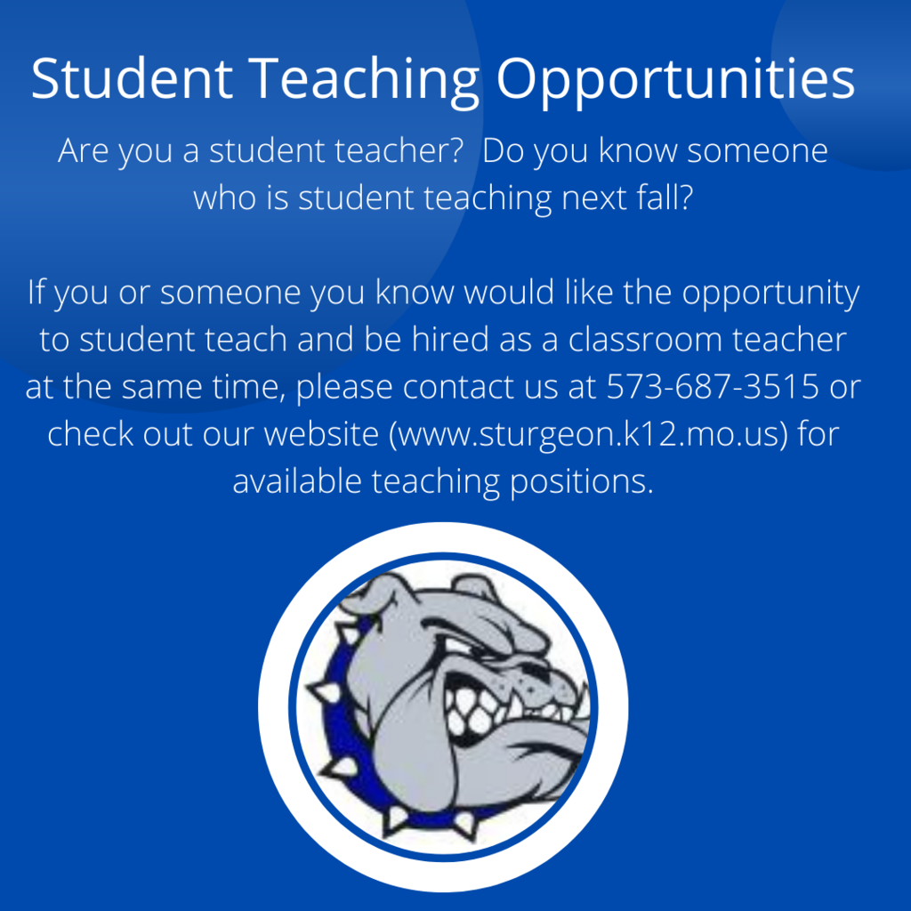 Student Teaching Opportunities